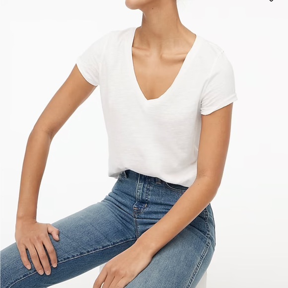 J.CREW VINTAGE SLUB COTTON TEE - Picture 2 of 7